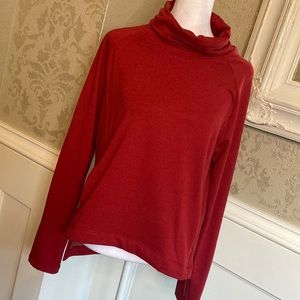 Adidas Running Shirt Size M Heathered Red